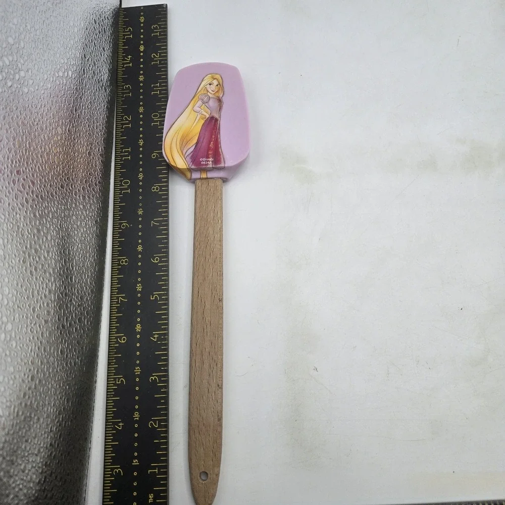 Disney Rapunzel silicone spatula with wooden handle